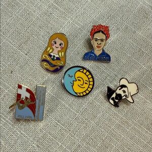 Funky accessories varied Unique Enamel Pin Collection